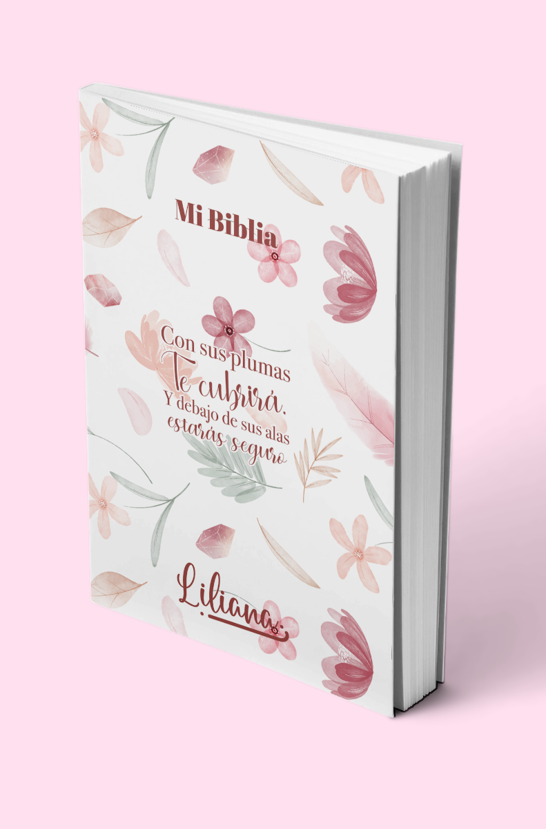 Biblia - Plumas rosa