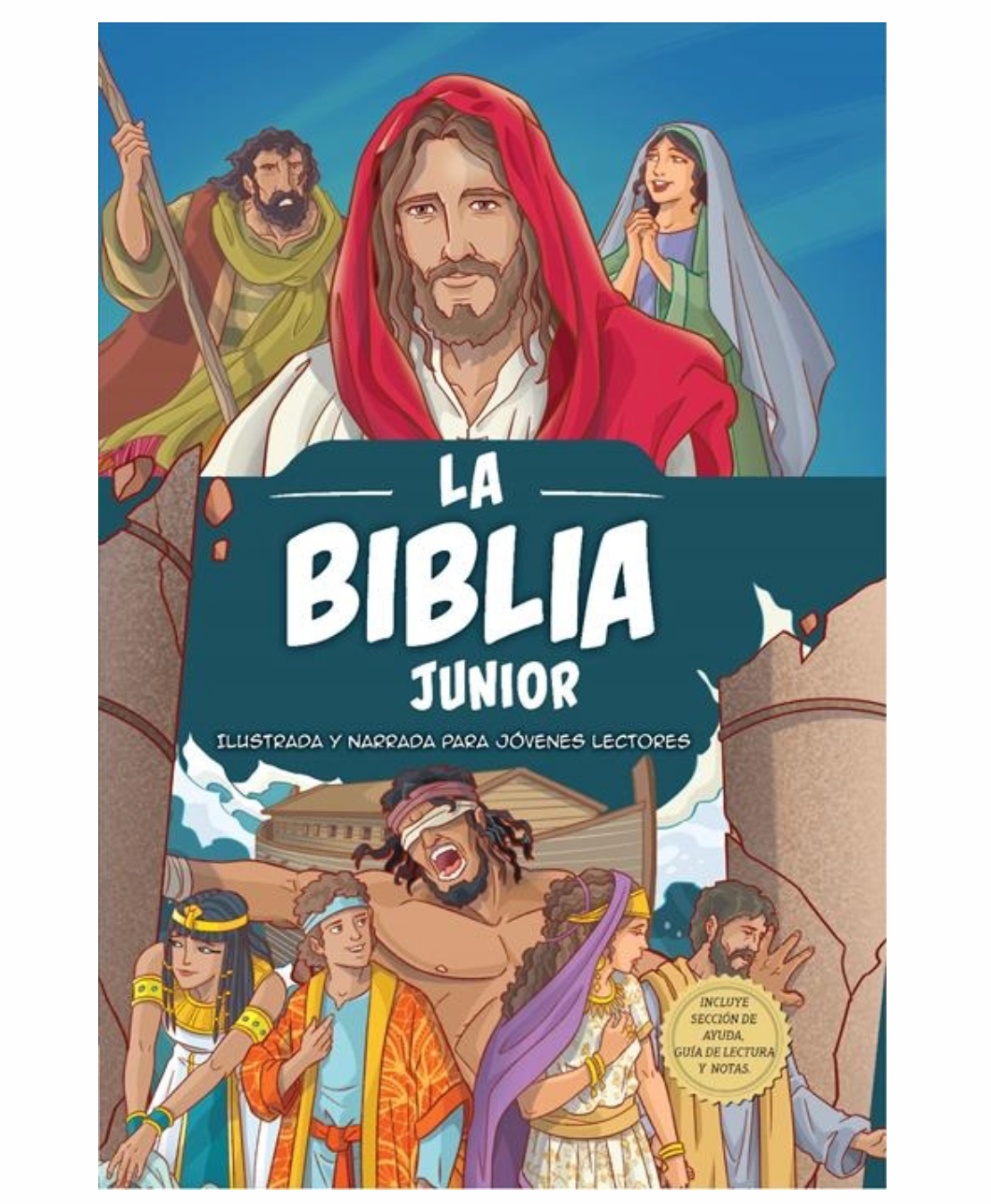 Biblia Junior Ilustrada y narrada para jóvenes lectores