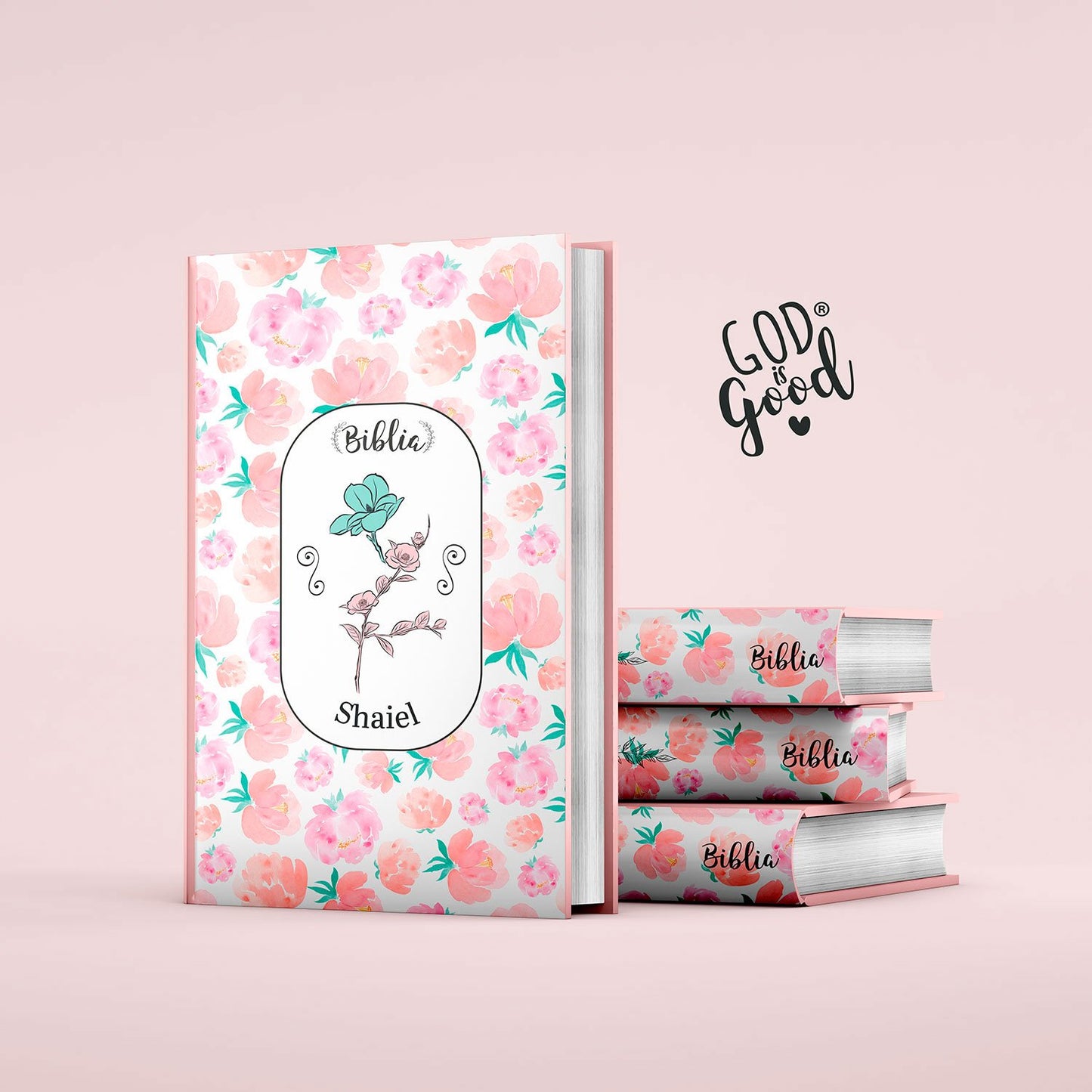 Biblia Pink Personalizada